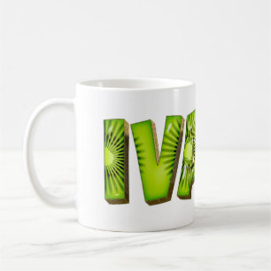 Ivana Name Kiwi Style Tasse Teetasse Kaffeetasse