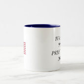 Ivanka für Präsidenten Mug Zweifarbige Tasse (Mittel)
