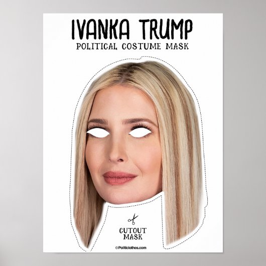 Ivanka Trump-Kostümmaske Poster (Vorne)