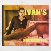 Ivan's Sausage IPA Labels Bierflaschenetikett (Einzelnes Label)