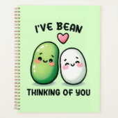 I've Bean Thinking of You Cute Kawaii Planer (Vorderseite)