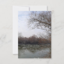 Ive Flussseite im Winter