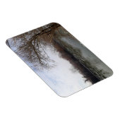 Ive Flussseite im Winter Magnet (Rechte Seite)