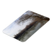 Ive Flussseite im Winter Magnet (Linke Seite)