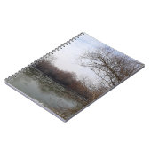 Ive Flussseite im Winter Notizblock (Linke Seite)