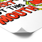 I've Got A Good Heart But This Mouth Funny Christm Poster (Ecke)