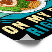 I've Got A Lot On My Plate Right Now Funny Thanksg Poster (Ecke)