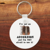 I've Got an Accordion Schlüsselanhänger (Vorderseite)