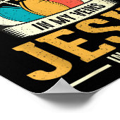 I've Got Bowling In My Veins Jesus In My Heart Poster (Ecke)