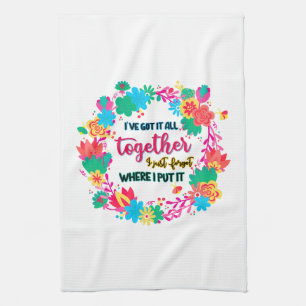 I've got it all together i just forgot i put geschirrtuch