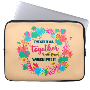 I've got it all together i just forgot i put laptopschutzhülle