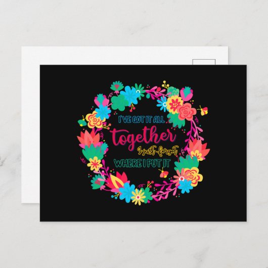 I've got it all together i just forgot i put postkarte (Vorne/Hinten)