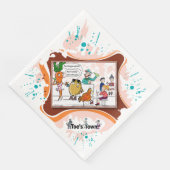 I've Had It With Carbs | Literal Wordplay Dinner Serviette (Ecke)