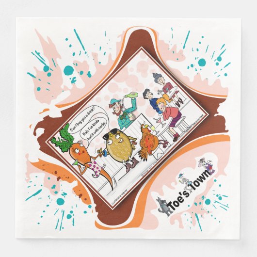 I've Had It With Carbs | Literal Wordplay Dinner Serviette (Vorderseite)