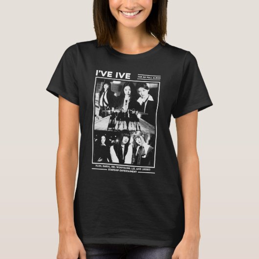 I've IVE Girlband Kpop Fanmade Design T-Shirt (Vorderseite)