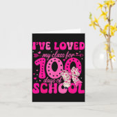 I've Loved My Cl For 100 Days Of School Valentines Karte (Gelbe Blume)