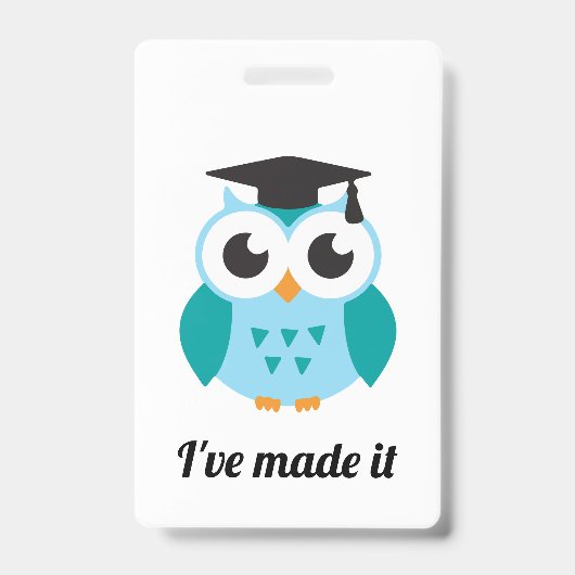 Ive made it cute wise owl ausweis (Vorderseite)