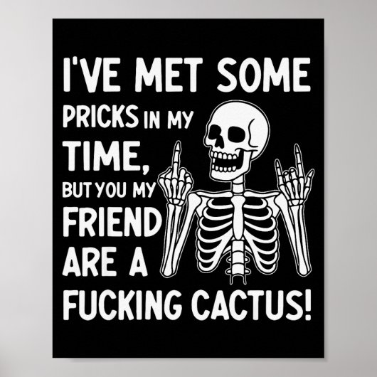 I've Met Some S In My Time But You My Friend Poster (Vorne)