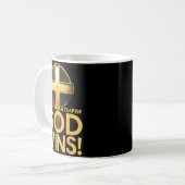 I've Read The Final Chapter God Wins Cross Christi Kaffeetasse (Vorderseite Links)