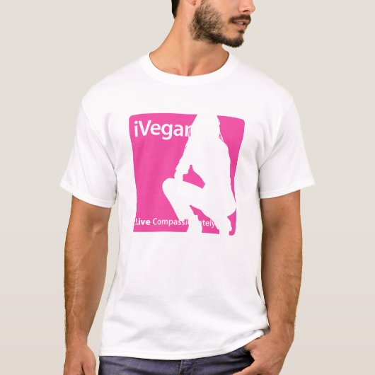 iVegan Frau T-Shirt (Vorderseite)
