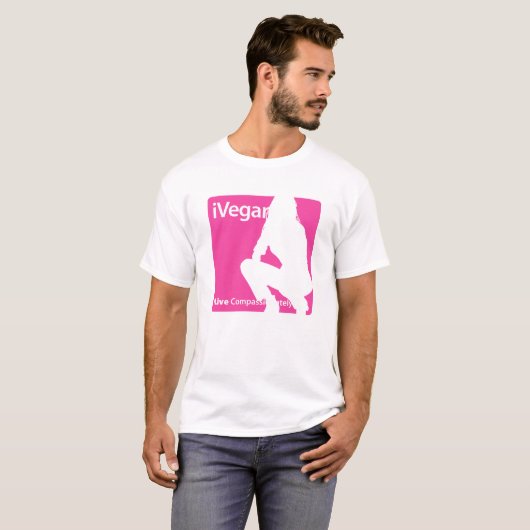 iVegan Frau T-Shirt (Vorne ganz)