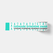 Ivemark-Syndrom-Bewusstseins-Musterband Ripsband (Vorderseite)