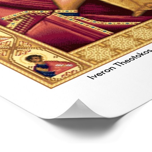 Iveron Theotokos - Poster (Ecke)