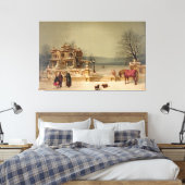 Ives "American Winter Scene" Leinwand (Insitu (Schlafzimmer))