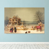 Ives "American Winter Scene" Leinwand (Insitu (Holzboden))