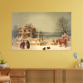 Ives "American Winter Scene" Leinwand (Insitu (Wohnzimmer))