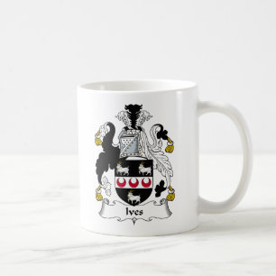 Ives Familienwappen Kaffeetasse