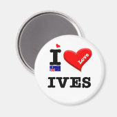 IVES - I-Liebe Magnet (Vorderseite/Rückseite)