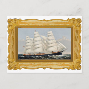Ives — Postkarte für das Clipper-Schiff