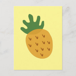 IVF Ananas | Moderne Niedlich-Gelbschwellinfruchtb Postkarte
