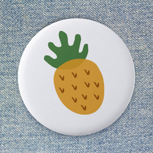 IVF Ananas   Moderne Unterstützung der Niedlichen  Button