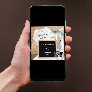 IVF aus Liebe und Wissenschaft - Sonogramm-Prägana Ankündigung