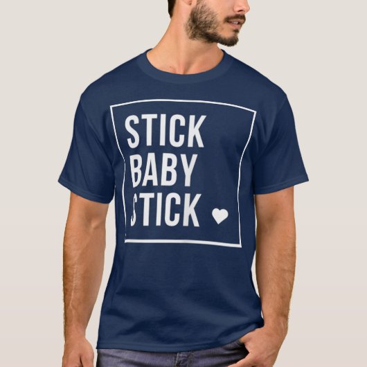 IVF Baby Stick Transfer Day T-Shirt (Vorderseite)