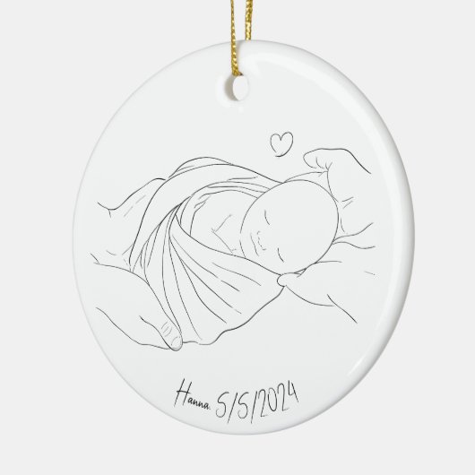IVF Doctor's Wunder Arbeit Geschenk Boho Ornament (Links)
