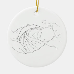 IVF Doctor's Wunder Arbeit Geschenk Ornament Blau