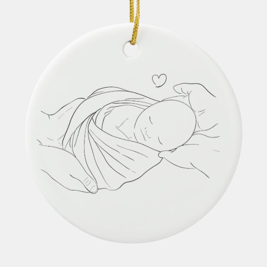 IVF Doctor's Wunder Arbeit Geschenk Ornament Blau (Vorne)