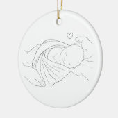 IVF Doctor's Wunder Arbeit Geschenk Ornament Blau (Links)