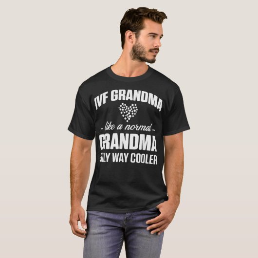 IVF Geschenkwarrir Oma Cool Transfer Day T-Shirt (Vorne ganz)