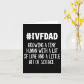 Ivf Gift Warrior Vater Liebe Transfer Day Unfrucht Karte (Gelbe Blume)