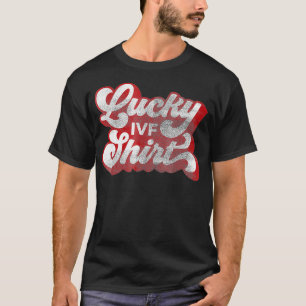 IVF - Glückliches IVF-Shirt - gestörtes Retro-Rot T-Shirt