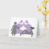 IVF Gruß-Karte Karte (Gelbe Blume)