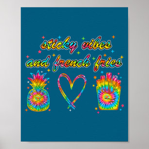 Ivf Mama Tie Dye Transfer Tag Klebrige Vibes &amp; Poster