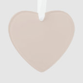 IVF Miracle Baby Simple Boho Tan Ornament (Rückseite)