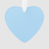 IVF Miracle Baby Simple Boy Blue Ornament (Rückseite)
