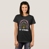 IVF Mom Transfer Day Rainbow Pineapple IVF Strong  T-Shirt (Vorne ganz)
