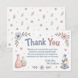 IVF Science Baby Shower Dankeskarten Dankeskarte